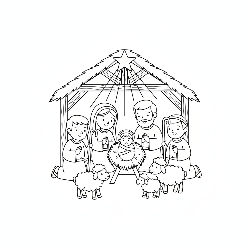 Os pastores visitam o menino Jesus